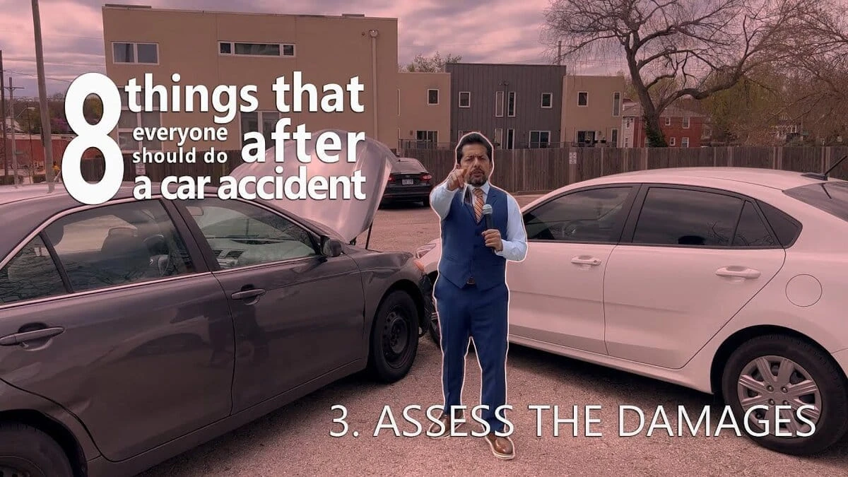 8 things to do after a car accident: 3. Assess the Damages