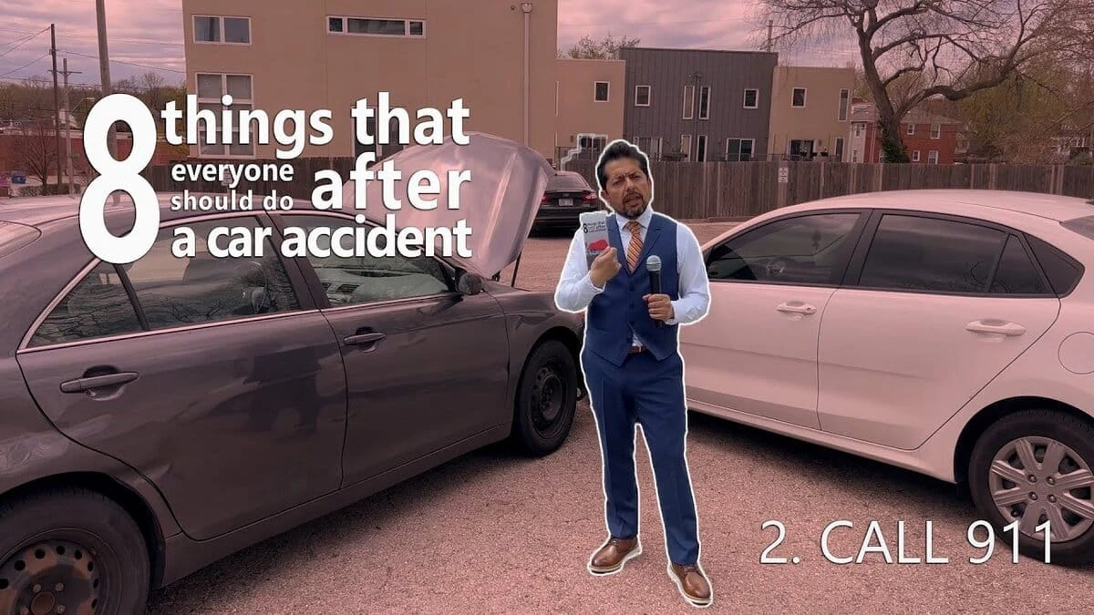 8 things to do after a car accident: 2. Call 911