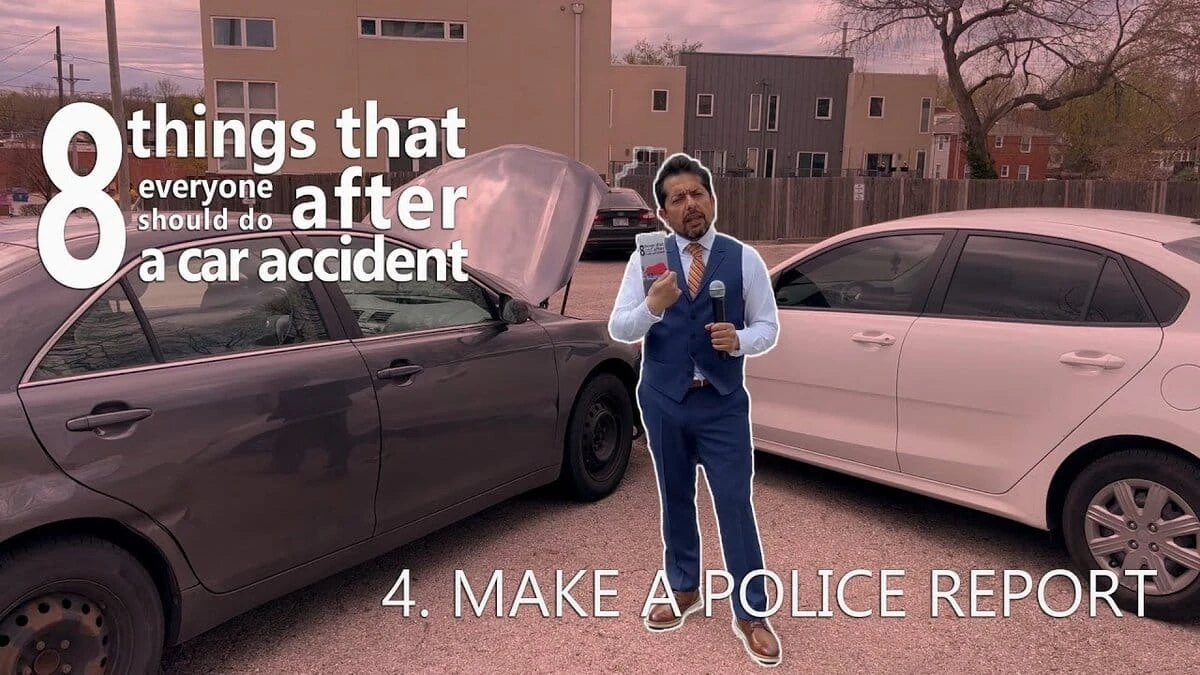 8 things to do after a car accident: 4. Make a Police Report