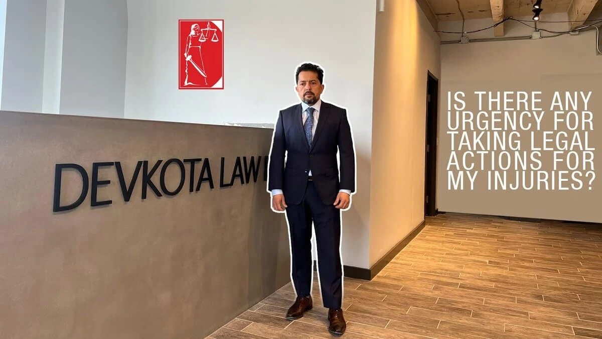 Is There Any Urgency For Taking Legal Actions For My Injuries?