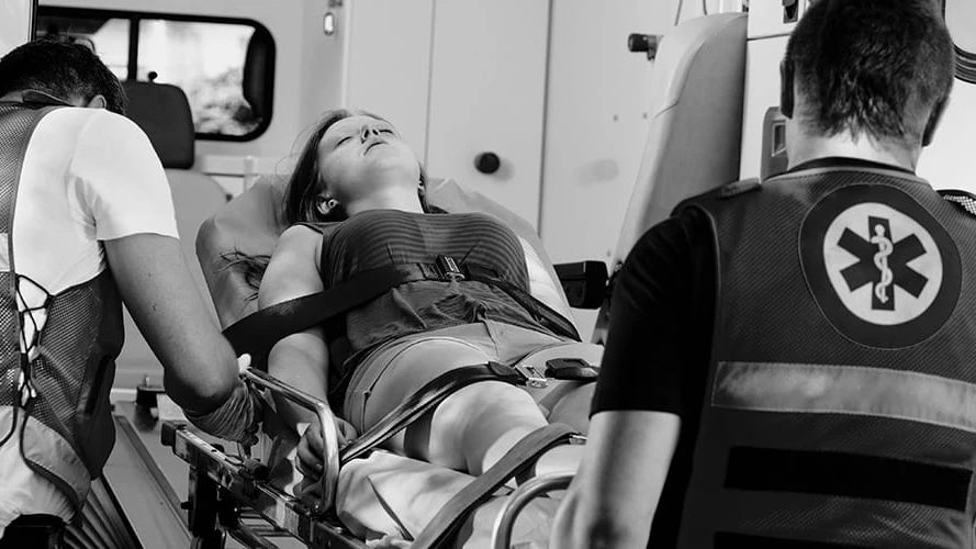 Injury related with bus