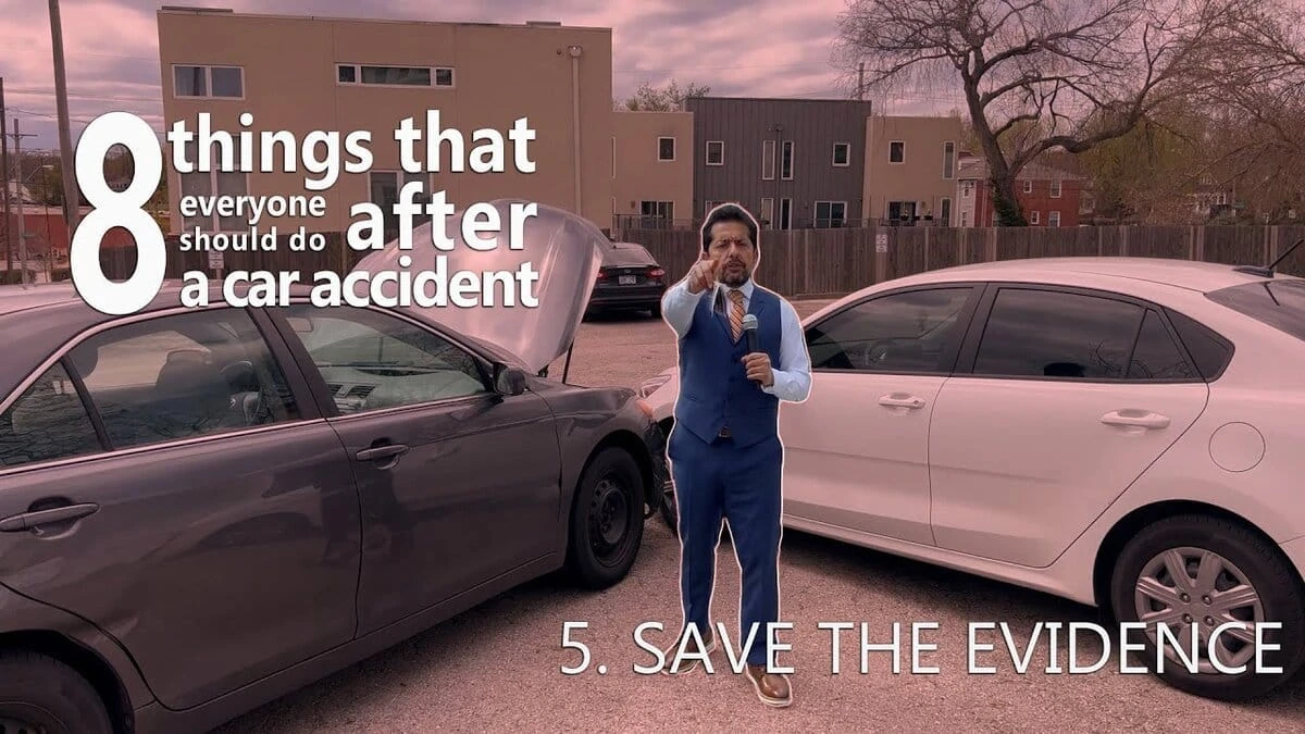 save evidence after accident
