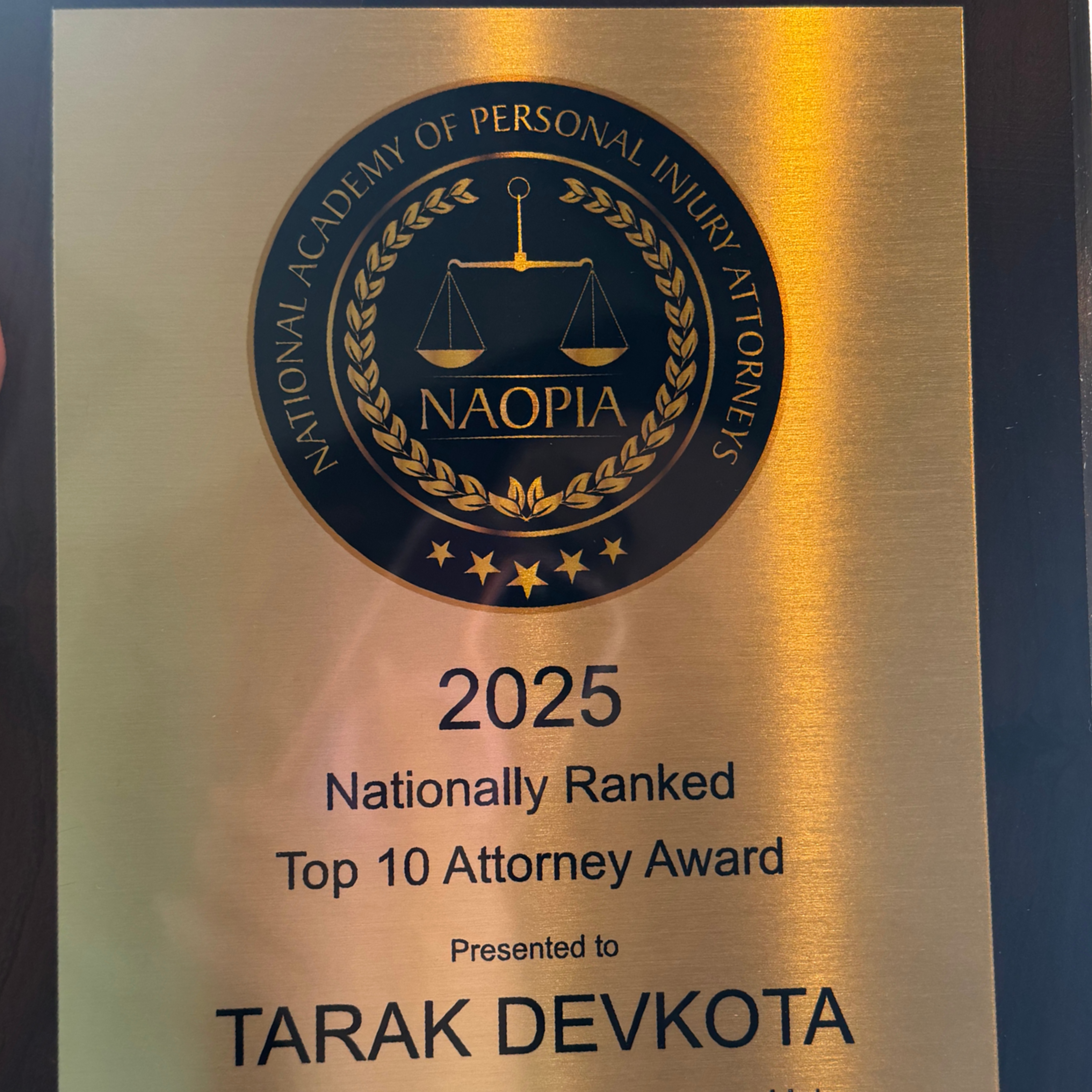 National Rank Top 10 Attorney